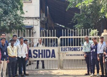 Visit to 'Ashida Electronics' Company