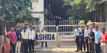 Visit to 'Ashida Electronics' Company