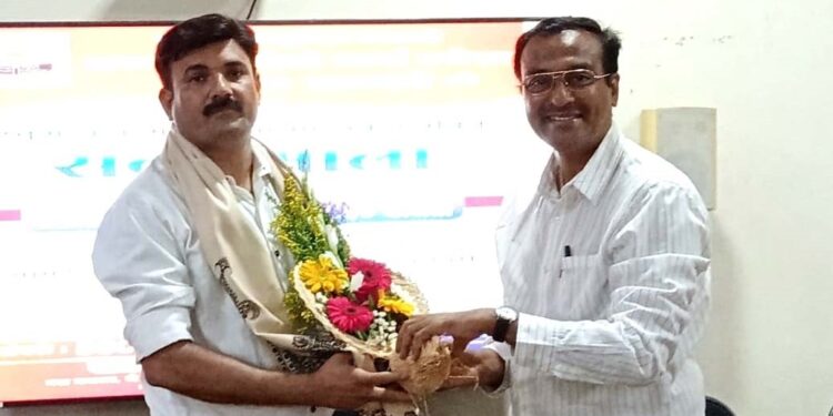 A discussion at Aruappa Joshi Academy