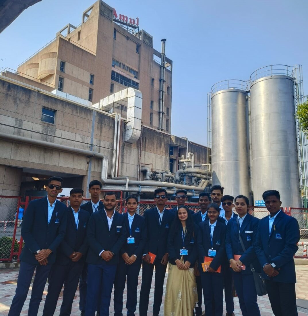 Regal College field visit to Amul Dairy