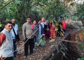 The Peshwa family visited Anandibai's village