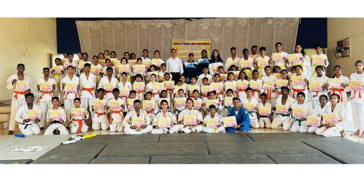 Judo Belt Examination at Guhagar