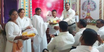 Shiva flag hoisting at Guhagar