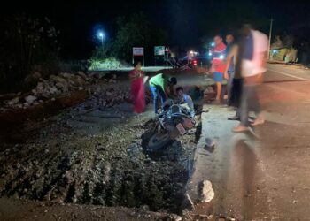 Accident during Patpanhale-Chikhali