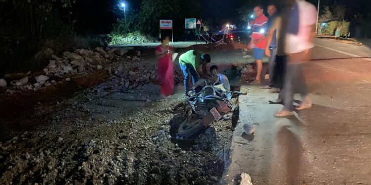 Accident during Patpanhale-Chikhali