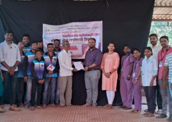 Eye check up camp at Talvali