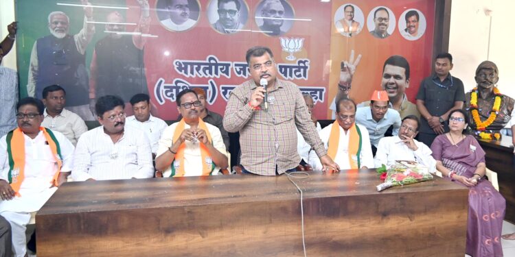Felicitation of BJP workers