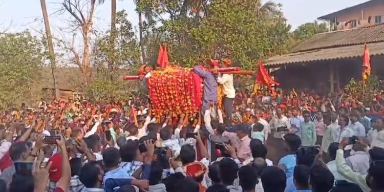 Palkhi ceremony at Abloli