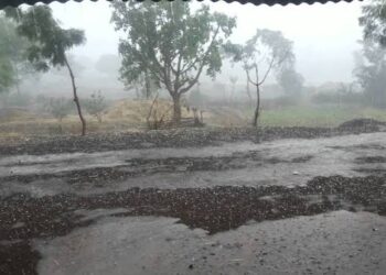 Unseasonal rain in Guhagar