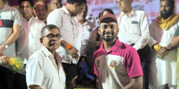 Glory to player Suraj Rahate