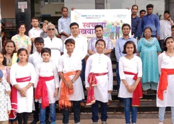 शृंगारतळी येथे स्वच्छतेविषयी जनजागृती 