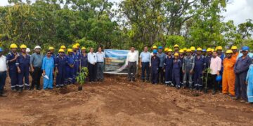 Tree plantation at Ratnagiri Gas Company