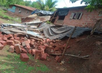 Rain damage in Guhagar