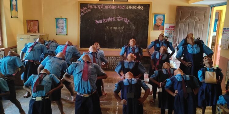 Yoga Day at Umrath School