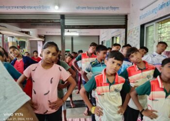 Yoga Day at Veldur Nawanagar School