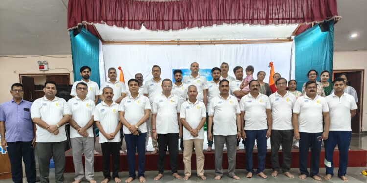 Yoga day at Ratnagiri Gas and Power Company
