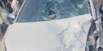 Car accident at Deoghar