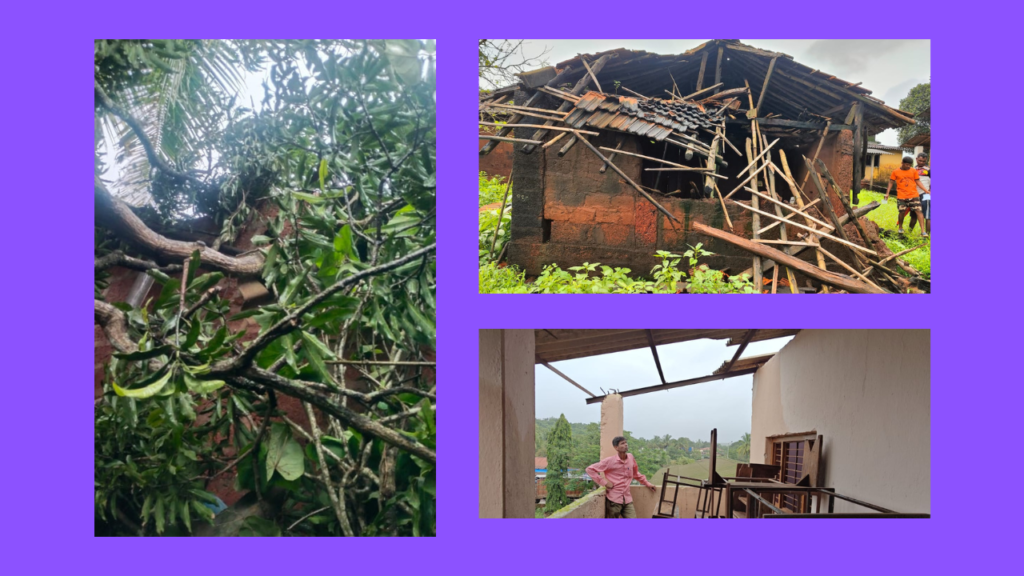 Storm Damage in Guhagar