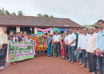 Plantation of trees at Chikhali