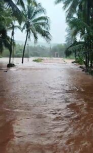 Heavy rain in Guhagar