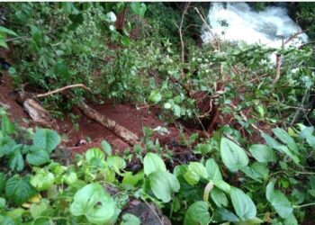 Landslide in Guhagar Sheer