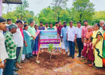 Tree plantation at Nigundal
