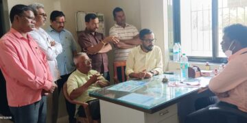 BJP taluka president Surve's visit to Arogyavardhini center