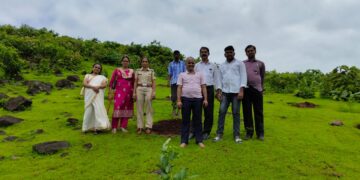 Plantation of trees on Independence Day