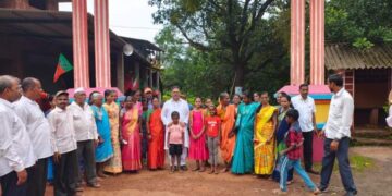 Dr. Natu visit to the village begins