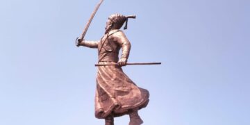 Statue of Chhatrapati Shivaji Maharaj collapsed