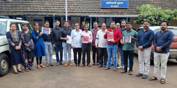 Protest in Talathi Santosh Pawar murder case