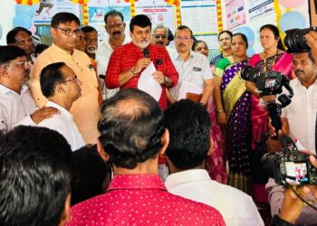 Inauguration of Arogyavardhini Center at Mirjole