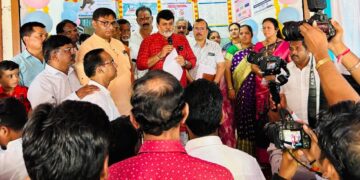 Inauguration of Arogyavardhini Center at Mirjole