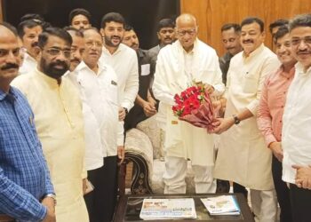 MLA Jadhav met the journalists