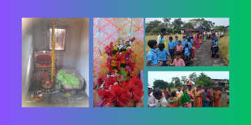 Sharadotsav in Tavasal School