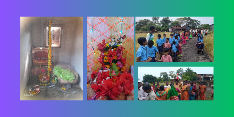 Sharadotsav in Tavasal School