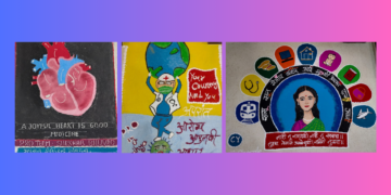 Rangoli competition by Aparant Hospital