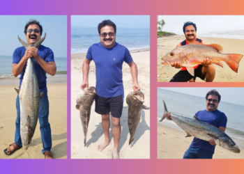 Fishing competition at Bhogwe Beach