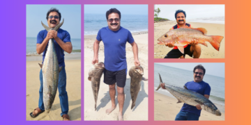 Fishing competition at Bhogwe Beach