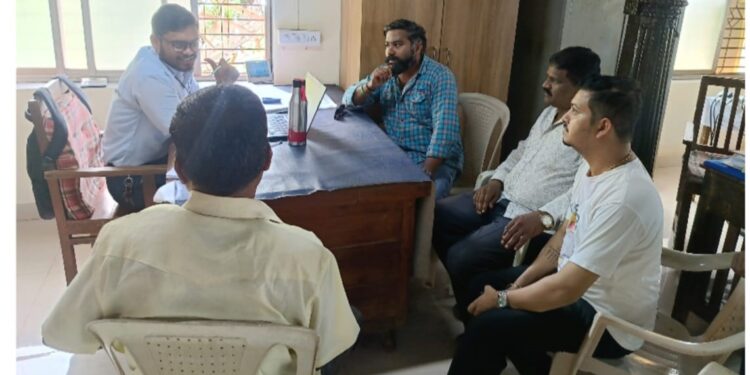 BJP's statement to Construction Department