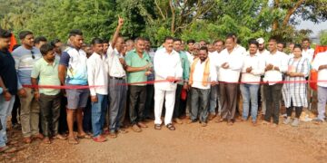 Inauguration of Market Bridge in Palshet
