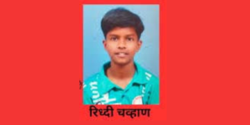 Riddhi Chavan of Ratnagiri in Kho-Kho competition