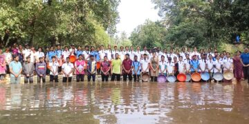 Vanrai dam built by students