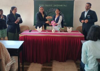 Yoga workshop at Regal College