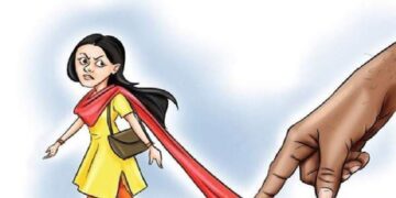 Teasing of woman in Sringaratli