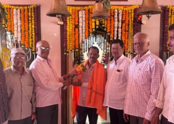 Dattatraya Shete, President of Dutt Prasadik Mandal