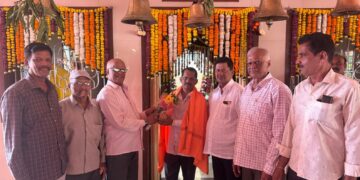 Dattatraya Shete, President of Dutt Prasadik Mandal