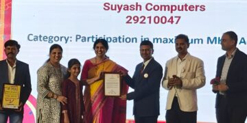 Suyash Computers is honored by MKCL