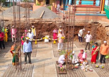 Foundation laying program of Rameshwar temple