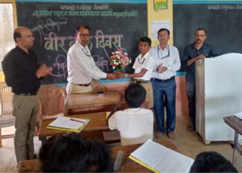 Celebrating 'Veer Baldin' at Talvali School